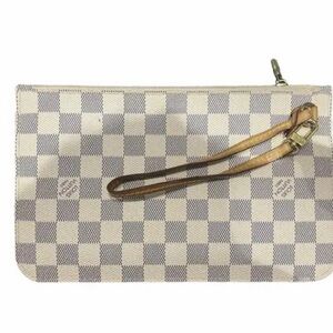 Louis Vuitton Checkered Wristlet with Strap